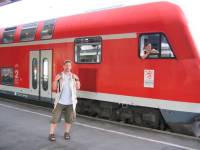 2004_Fahrrad_001 Hansi beim Start